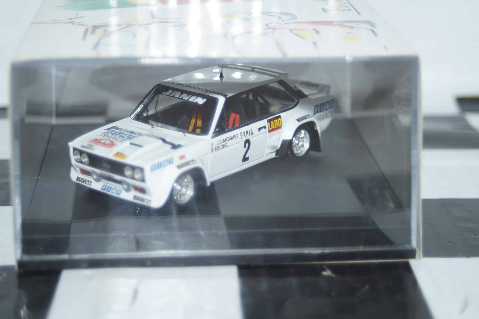 Trofeu Fiat Abarth 131 2nd Monte Carlo 1977 #2 J.C.Andruet ref 1404 1:43