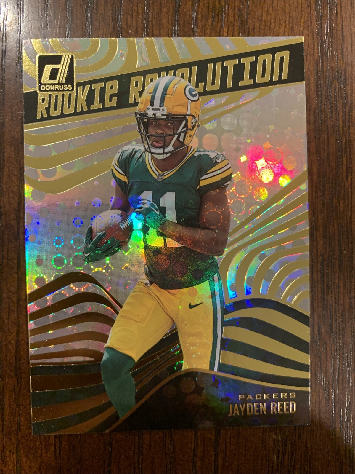 2023 Donruss Rookie Revolution Jayden Reed #RR-33 Green Bay Packers