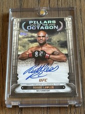 2024 Topps UFC Knockout Pillars Of The Octagon Gold Robbie Lawler Auto /8!