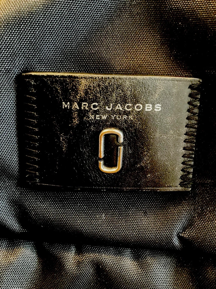 MARC JACOBS BIKER NYLON LEATHER TRIM BACKPACK BLACK 12700 001 - Image 4 of 4