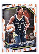 2025 Panini Prizm WNBA #130 Tyasha Harris WNBA Logo Prizms