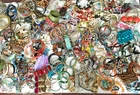 11 LBS+ HUGE Vtg Costume to Fashion Jewelry lot Bracelet Tennis Stretch Chain