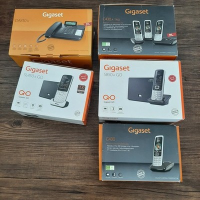 Gigaset S850A GO SL450A DA810A C430A Trio C430A Originalverpackungen Leerkarton