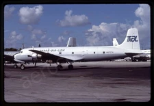Trans-Air-Link Douglas DC-6A N870TA Aug 86 Kodachrome Slide/Dia C4