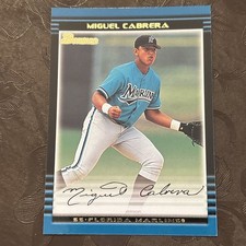 2002 Bowman - Miguel Cabrera #245 Gold