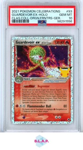 GARDEVOIR EX DELTA SPECIES POKEMON 93/101 2021 CELEBRATIONS HOLO GERMAN PSA 10
