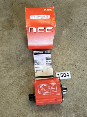 NIB NCC MODEL T1K-00010-461 SOLID STATE TIME DELAY RELAY  VI-107C