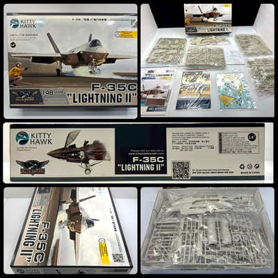 #ad Kitty Hawk 1:48 F 35C Lightning II Plastic Model Kit #KH80132 New in Box DF41 $69.99