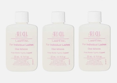 (Lot 3) ARDELL LashTite Clear Adhesive Glue for False Fake Individual Lashes