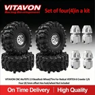 VITAVON CNC Aluminum 2.9 Bealock Wheel/Tire For Redcat VERTEX-6 1/6