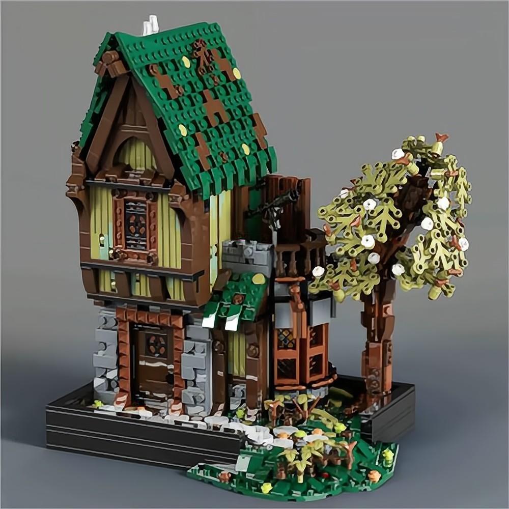 ZITIANYOUBUILD Modèle de château médiéval avec bâtiment modulaire intérieur 4228 pièces MOC Build pour 18 ans et plus