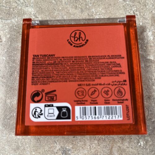 bh Full Heat Matte Bronzer Compact Tan Tuscany Pressed Powder 0.22 Oz - Picture 4 of 5