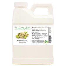 Pistachio Nut Carrier Oil - 16 fl oz - White Plastic Jug w/ Cap - GreenHealth