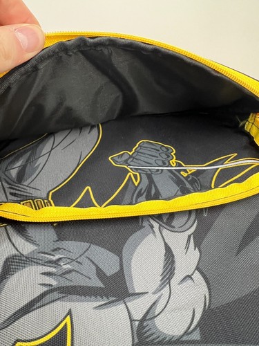 DC Comics Batman backpack bag back to school kids adjustable strap insulated - Picture 11 of 14
