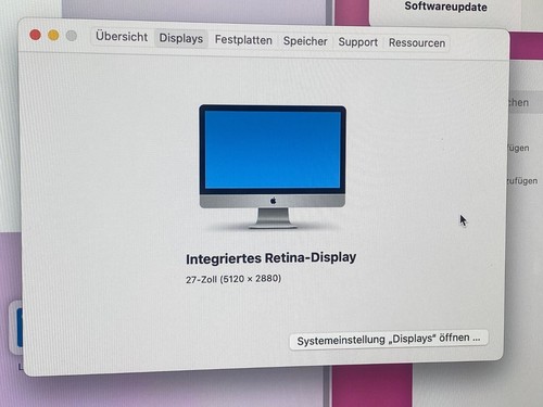 Apple iMac 27 2015 A1419 5k Retina 3,3GHz i5 2TB Fusion 16GB Radeon R9 M395 2GB - Bild 6 von 10