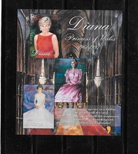 LIBERIA  Princess Diana Memoriam Dresses  MNH MINT XF SOUVENIR SHEET STAMPS