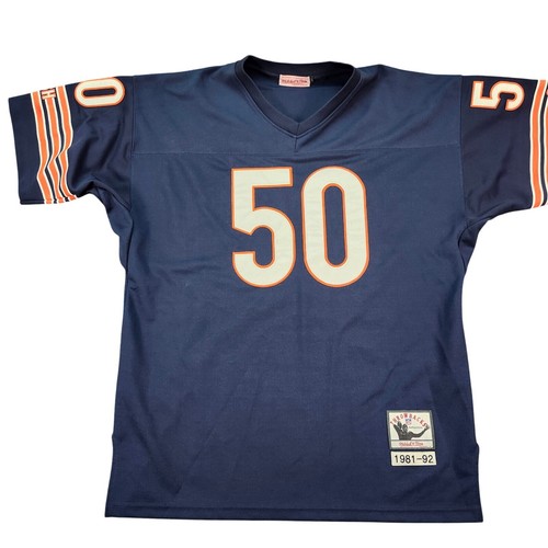 Mitchell & Ness Chicago Bears #50 Mike Singletary Jersey Throwbacks Size 52 XXL