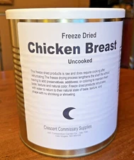 Crescent Commissary Freeze Dried Emergency Food Chicken Breast -Prepper.