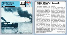 Little Ships' Of Dunkirk - 1940 - War At Sea - WW2 Edito-Service SA 1977 Card