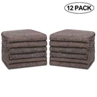 Moving Blankets Pro Economy  12 Pack  Grey Shipping Furniture Pads 54" x 72"