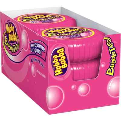 Hubba Bubba Gum Awesome Original Bubble Gum Tape 2 Ounce Pack of 6
