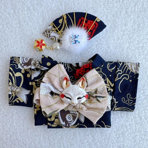 Japanese Style Doll Kimono Set for 17cm Labubu V1 Decoration Clothes Accessories - Picture 26 of 34