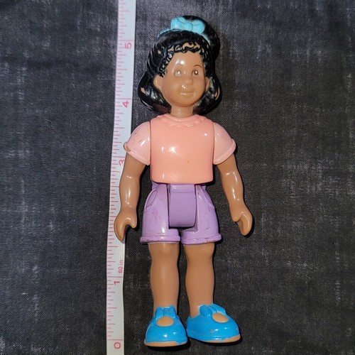 Vintage LITTLE TIKES Grand Mansion Dollhouse AFRICAN AMERICAN GIRL DAUGHTER - Picture 2 of 5