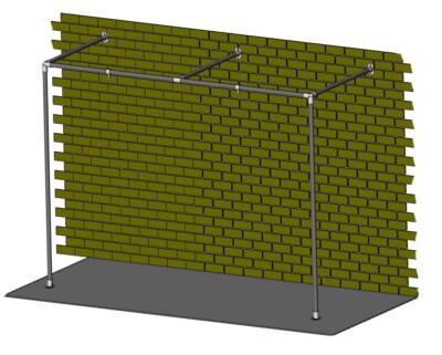 Wall2Floor Schwerlast Boxsack Boxsack Rahmen, Klimmzug, MuscleUp und mehr verlängert