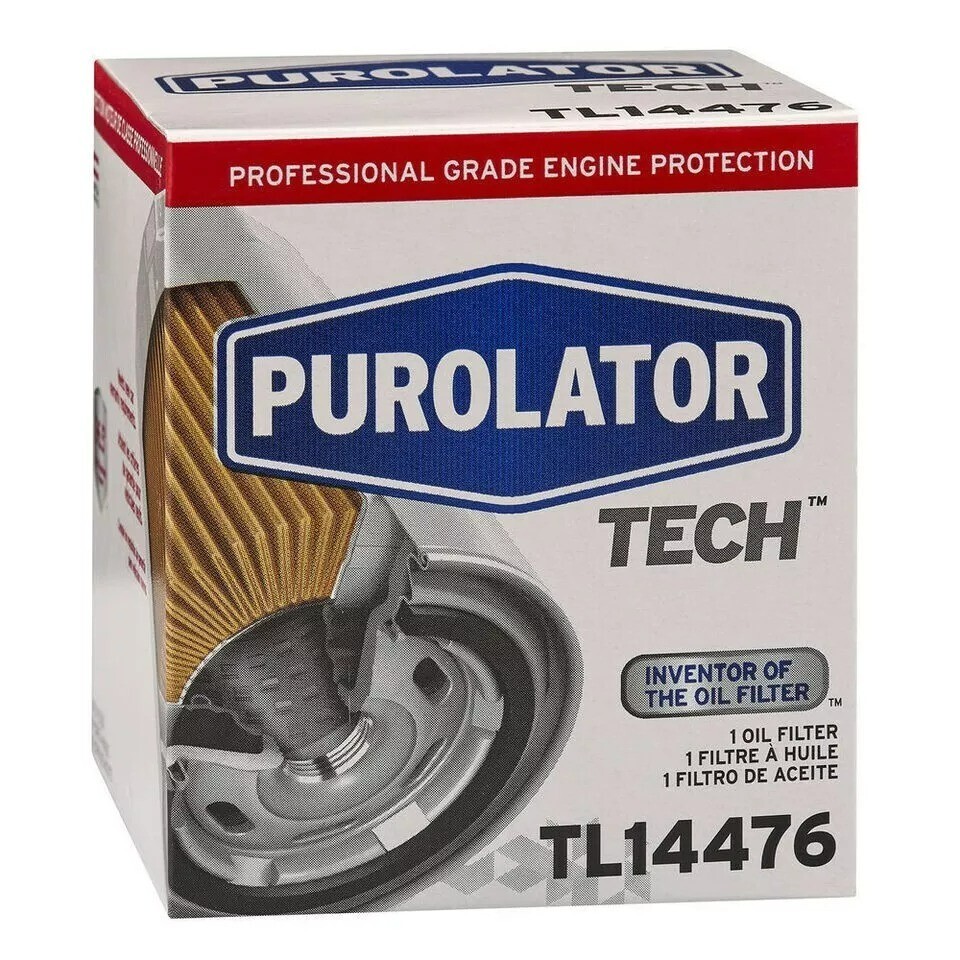TL14476 Purolator Tech Engine Oil Filter Fits 51394 PH4967 2840 V476 (Pack of 6)