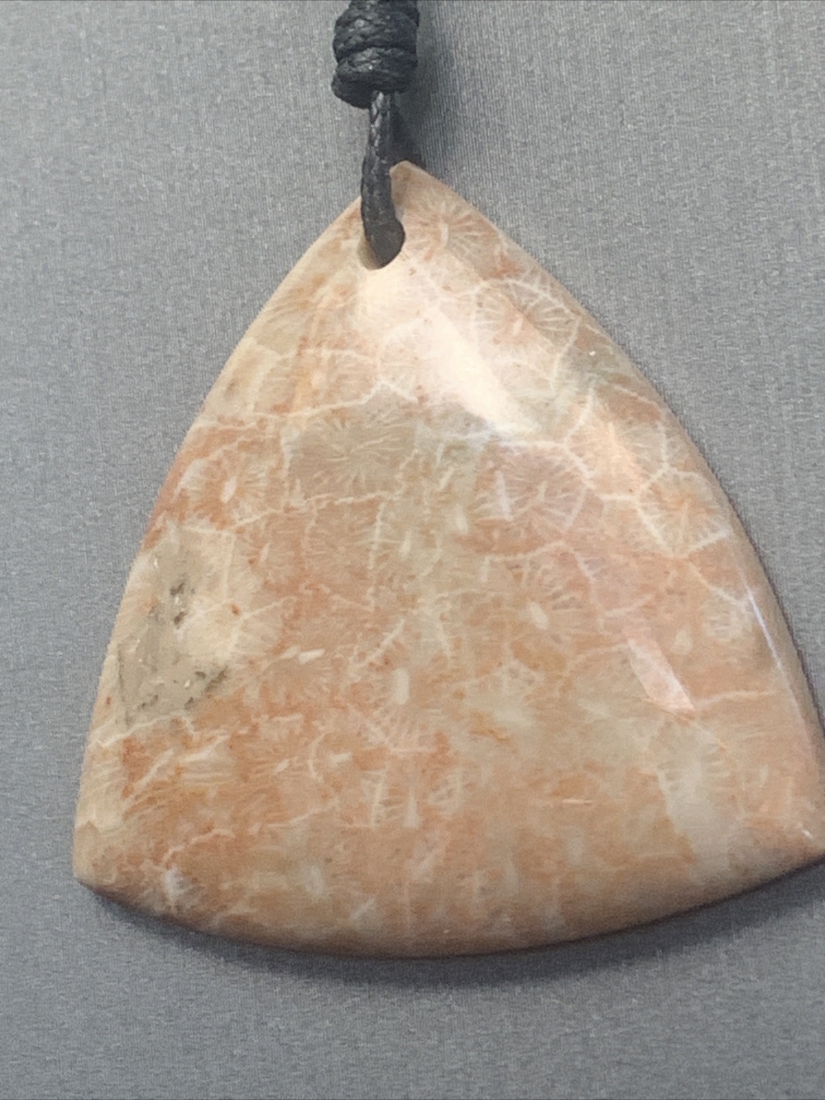 Vintage Mens Solid Triangular Real Sponge Coral  … - image 3