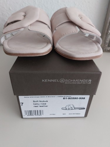 Kennel & Schmenger Pantolette, Sandale, helles rose, Gr. 7 (40,5), 1 x getragen - Bild 5 von 5