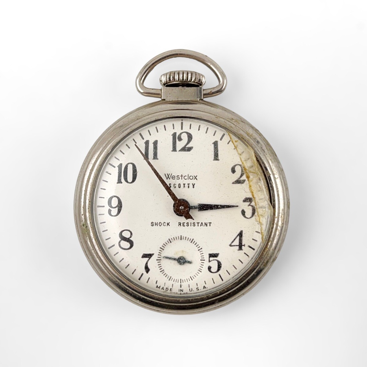 Vintage Westclox Scotty Manual Wind Pocket Watch Series 2 Vintage Westclox Scotty Manual Wind Pocket Watch Series 2
