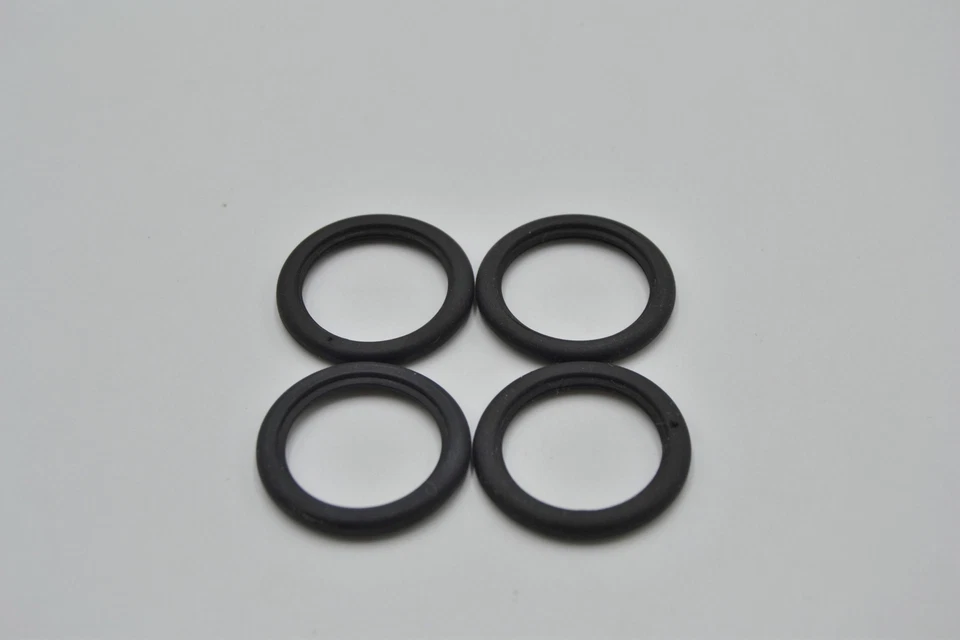 LEGO 4 x Reifen Keilriemen schwarz Black Tire Technic Wedge Belt Wheel 2815 - Bild 2 von 2