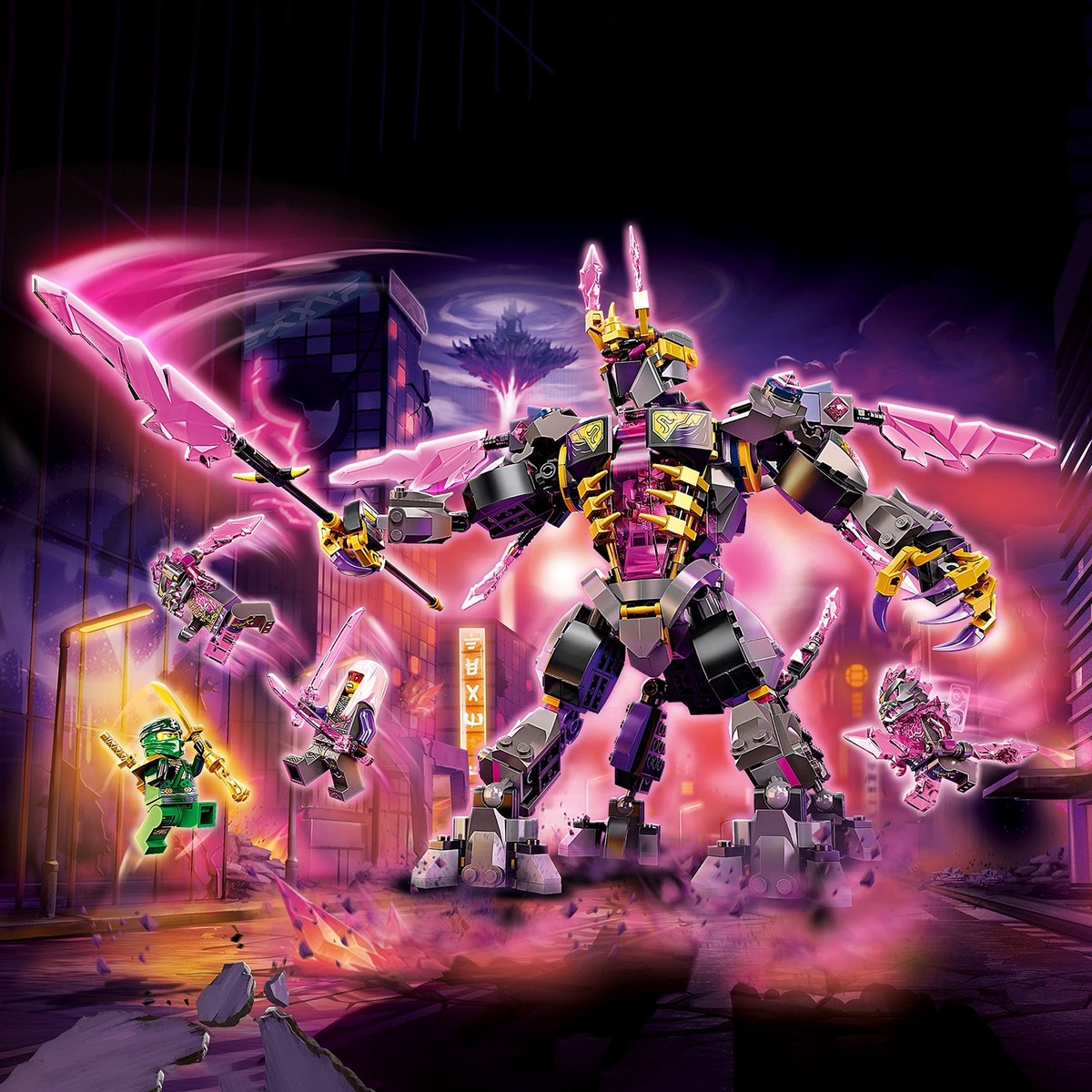 LEGO NINJAGO The Crystal King 71772 Ninja Villain Toy Ages 9+(722