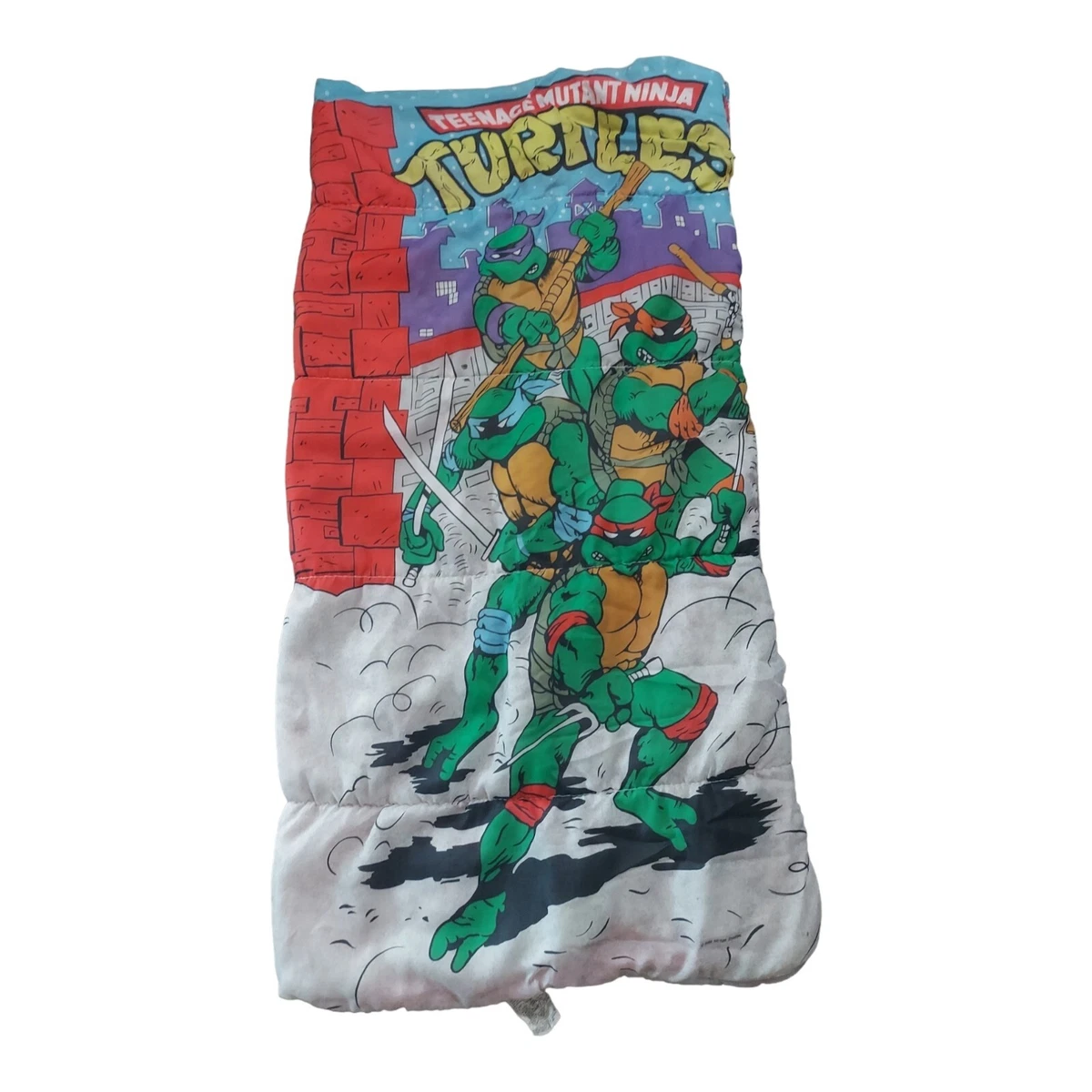 Teenage Mutant Ninja Turtles Youth Sleeping Bag Vtg 1988 NO HOLES