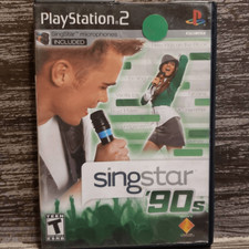 SingStar 90's (Sony Playstation 2 PS2) Game, Case, Manual