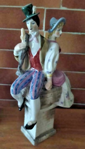 Porcelain Figurine Chimney Sweep Shepherd Girl Original Vintage Stamp Kiev Ussr - Picture 10 of 10