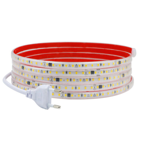 Wasserdicht LED Streifen Stripe 230V 2835 Selbstklebend Lichtband Lichterkette - Bild 11 von 14