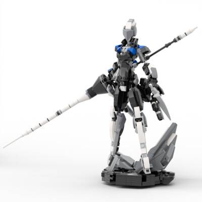 C9442 Sci-fi Futuristic Armored Female Mech Robot Building Toys 622 Pieces