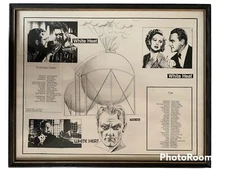 WHITE HEAT, 1949 Film framed Add style James Cagney, hand embelished print, 2000