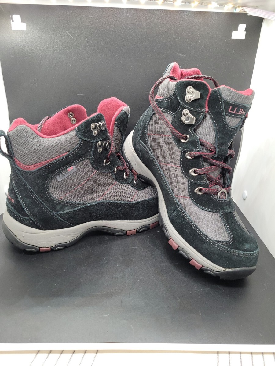 LL Bean Womens Tek 2.5 Boots Size 8M Black Insulated  display picture 3