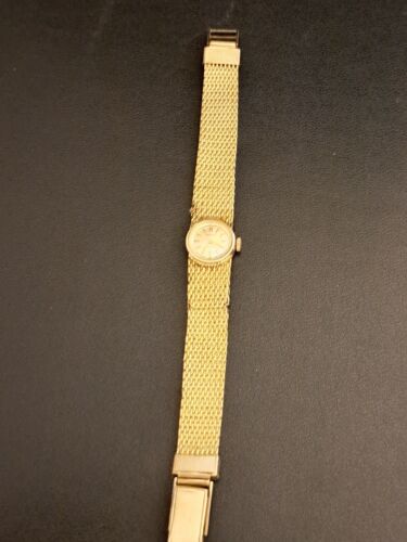 BERGANA , elegante antike Damen Uhr **HANDAUFZUG***LÄUFT**Gold Plated - Bild 2 von 9