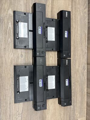 (4) Dell PR02X K09A E-Port Plus Docking Station F310C CY640 FFCV6 07067 E6320