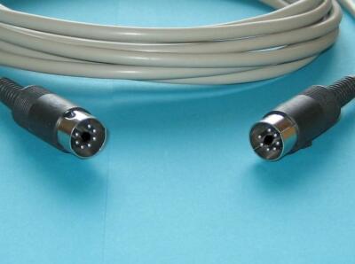 7 pin DIN Jumper patch lead / cable, male to male (plug to plug) 3 Ft to 70 Ft.
