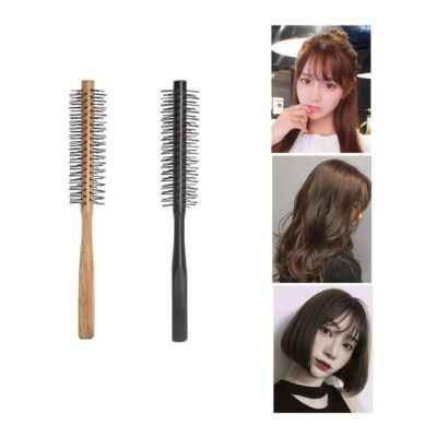 Hairdrerssing Small Hair Round Brush Short Hair Styling Comb Makeup Comb Tool_z8