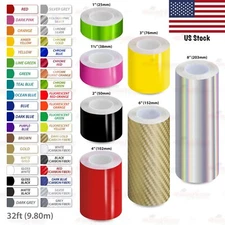 25mm to 203mm Vinyl Pinstriping Pin Stripe Car Styling Trim Tape Decal Stickers