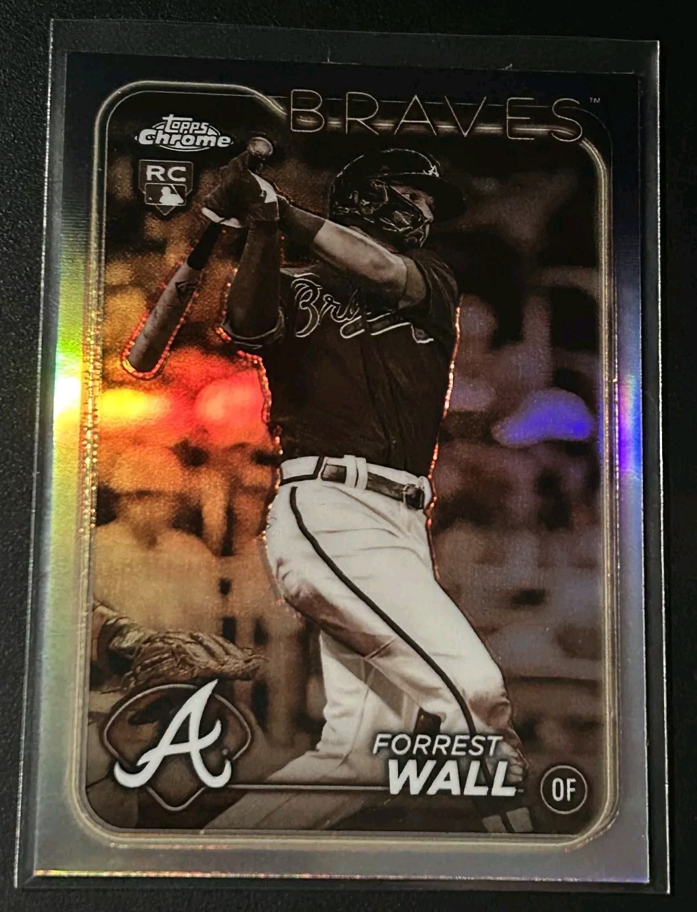 2024 Topps Chrome Sepia Refractor #176 Forrest Wall RC Braves
