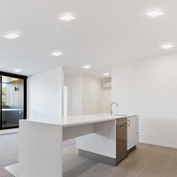 8X Led Decken Panel Weiß Einbau Lampe Wohn Zimmer Beleuchtung Alu Leuchte Slim