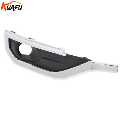 KUAFU Right Side Black Bumper Fog Light Bezel Chrome For GMC Acadia 2017-2019