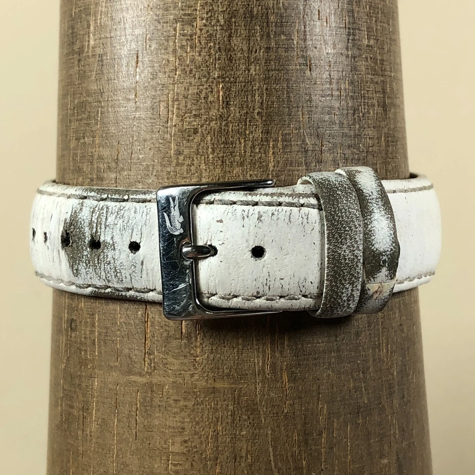 Lacoste Women LC.11.3.18.0138 Dress White Leather Quartz 38mm Watch 7 1/2" - Image 4 of 4